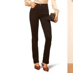 Reformation Jeans Audrey High Straight Leg Jean